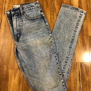 Abercrombie and Fitch The 90s Skinny High Rise Jeans